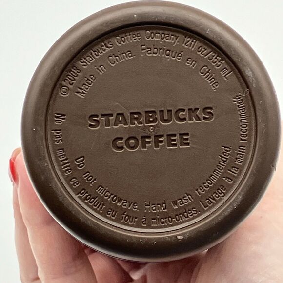 Starbucks Travel Tumbler 12oz 2008 Multicolor Abstract Art Coffee Mug Cup - Picture 3 of 11